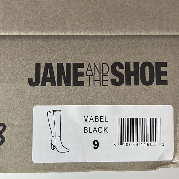 Jane and the Shoe Mabel Block Heel Tall Dress Boots size 9 - Picture 7 of 7